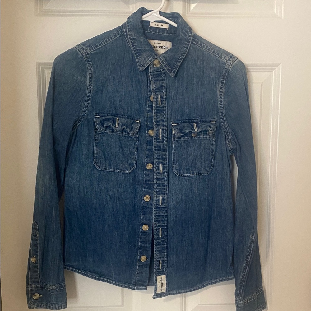 Abercrombie Blue Denim Shirt